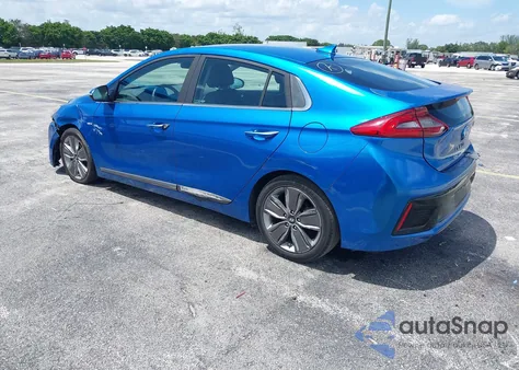 2017 Hyundai Ioniq Hybrid Limited z USA, uszkodzony, nr VIN KMHC85LC5HU027669